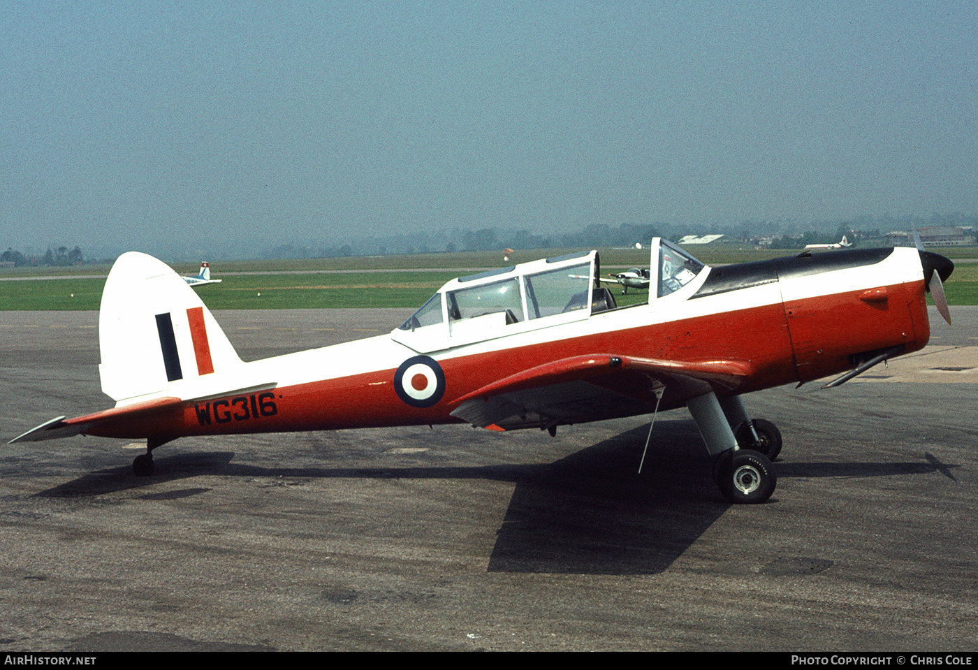 Aircraft Photo of G-BCAH / WG316 | De Havilland DHC-1 Chipmunk 22 | UK - Air Force | AirHistory.net #148902