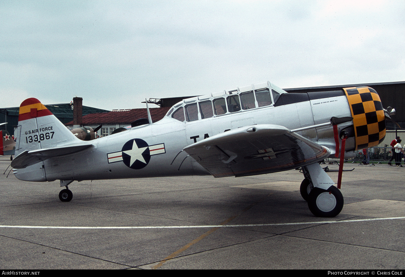 Aircraft Photo of G-ELLY / 133865 | North American AT-6D Harvard III | USA - Air Force | AirHistory.net #148911