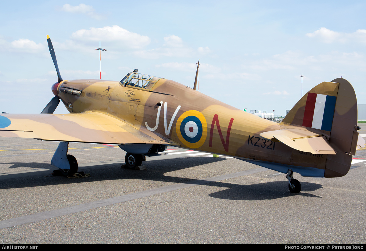 Aircraft Photo of OO-HUR / KZ321 | Hawker Hurricane Mk4 | UK - Air Force | AirHistory.net #148912