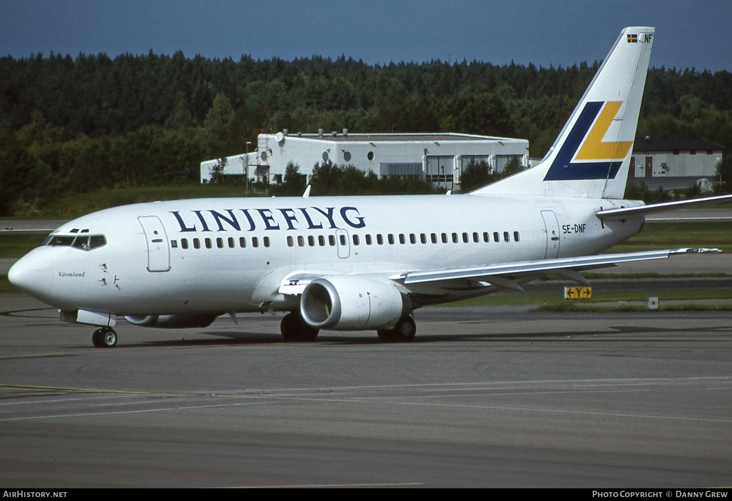Aircraft Photo of SE-DNF | Boeing 737-5Q8 | Linjeflyg | AirHistory.net #148913