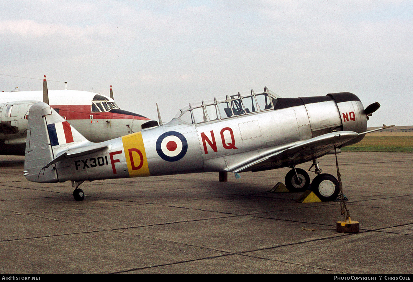 Aircraft Photo of G-JUDI / FX301 | North American AT-6D Harvard III | UK - Air Force | AirHistory.net #148923