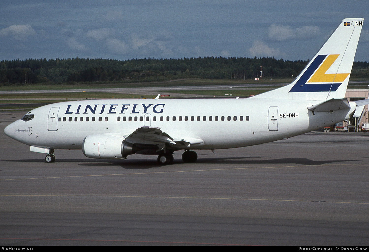 Aircraft Photo of SE-DNH | Boeing 737-5Q8 | Linjeflyg | AirHistory.net #148930