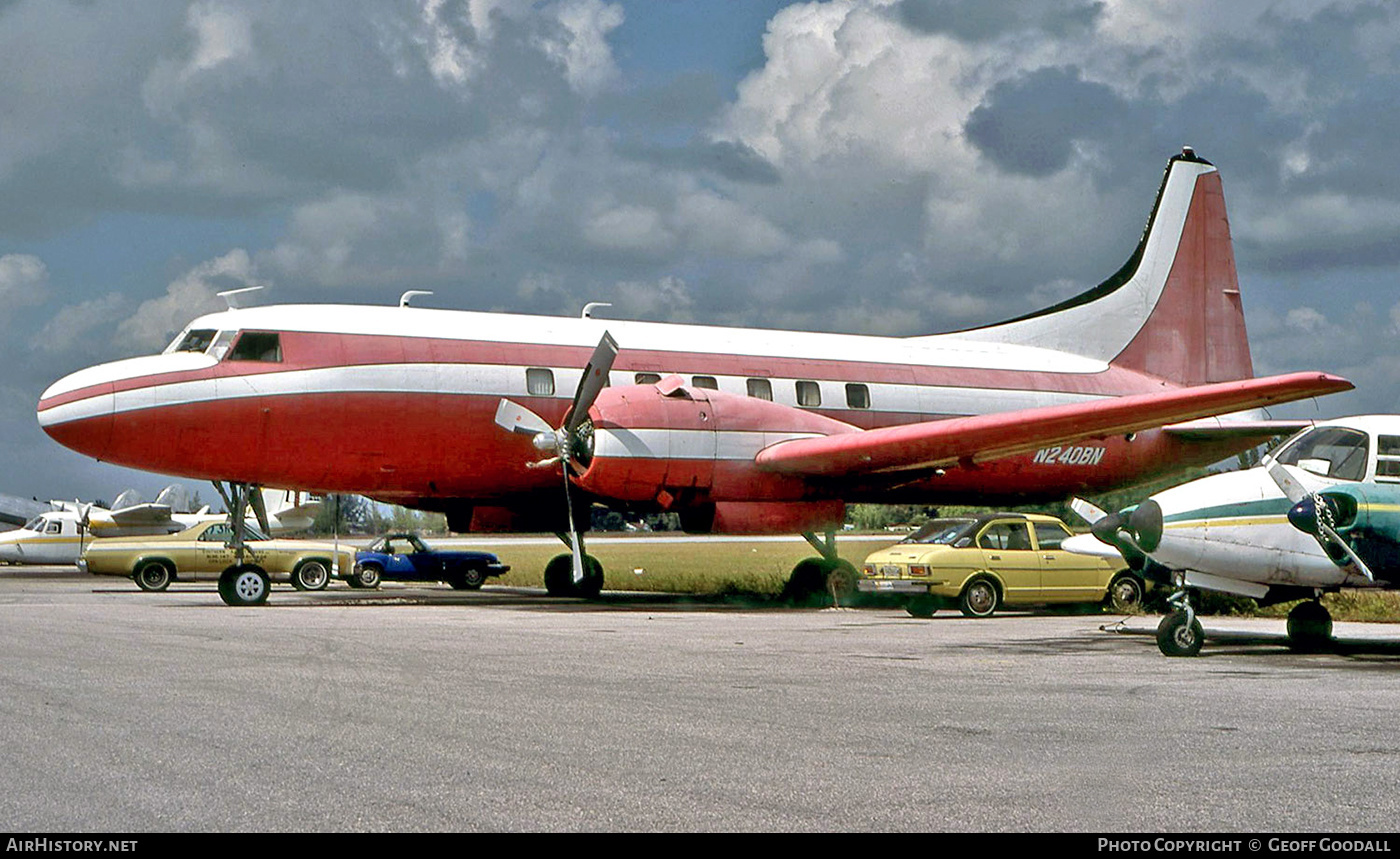 Aircraft Photo of N240BN | Convair 240-0 | AirHistory.net #148934