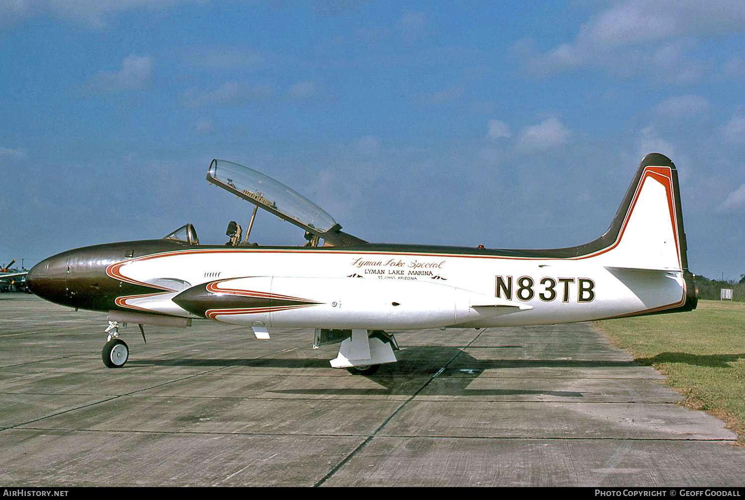 Aircraft Photo of N83TB | Canadair CT-133 Silver Star 3 | Lyman Lake Marina | AirHistory.net #148938