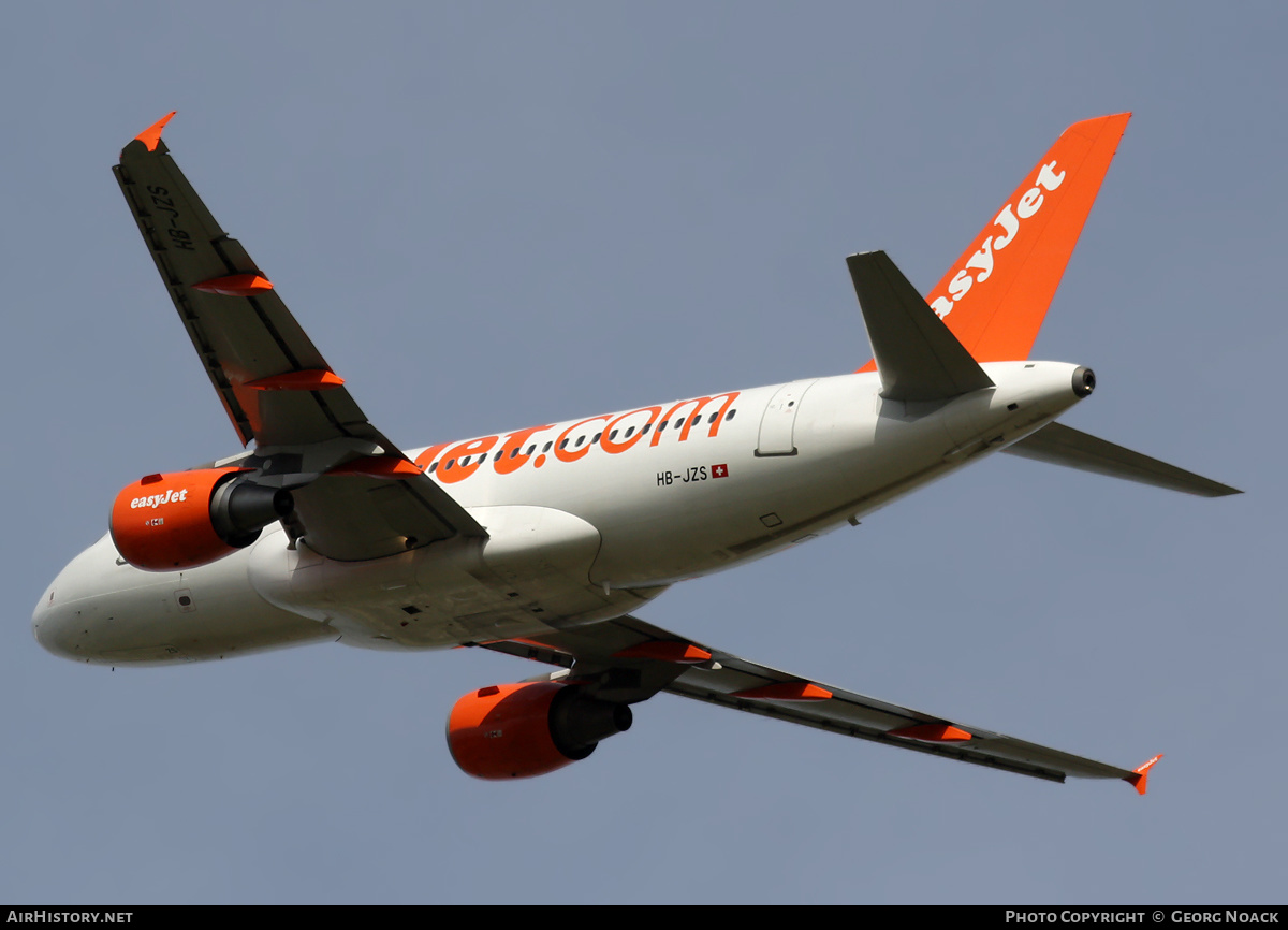 Aircraft Photo of HB-JZS | Airbus A319-111 | EasyJet | AirHistory.net #148947