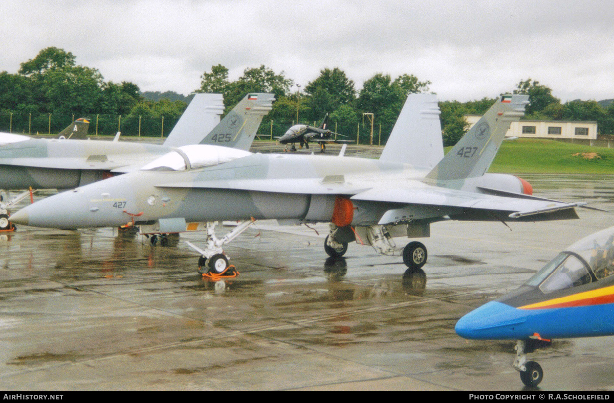 Aircraft Photo of 427 | McDonnell Douglas KAF-18C Hornet | Kuwait - Air Force | AirHistory.net #148960