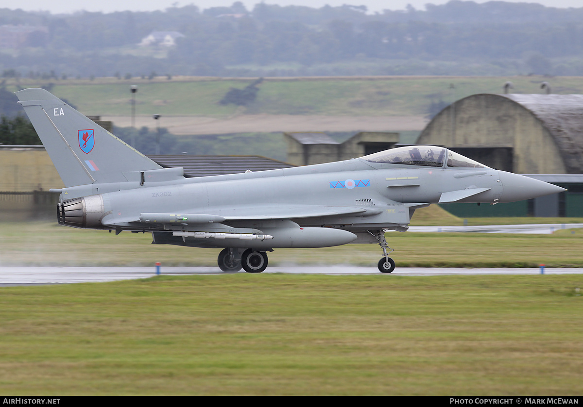 Aircraft Photo of ZK302 | Eurofighter EF-2000 Typhoon FGR4 | UK - Air Force | AirHistory.net #148980