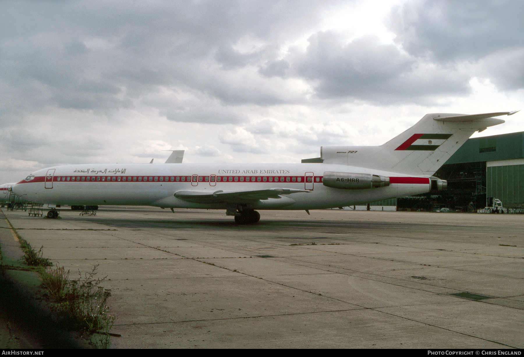 Aircraft Photo of A6-HRR | Boeing 727-2M7/Adv | United Arab Emirates Government | AirHistory.net #148986