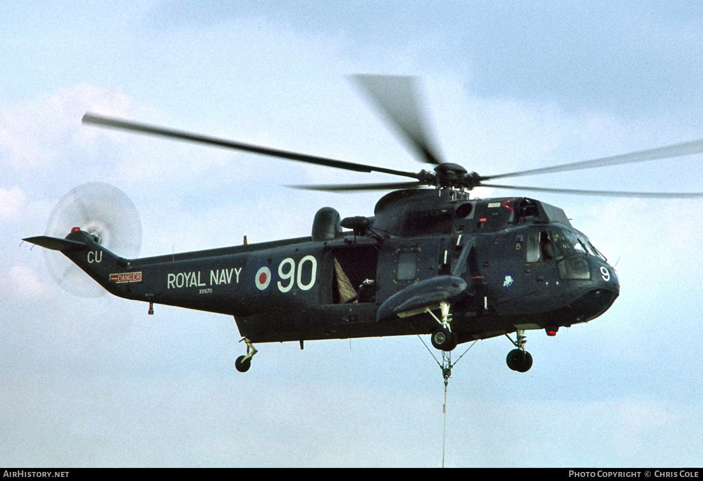 Aircraft Photo of XV670 | Westland WS-61 Sea King HAS2 | UK - Navy | AirHistory.net #148998