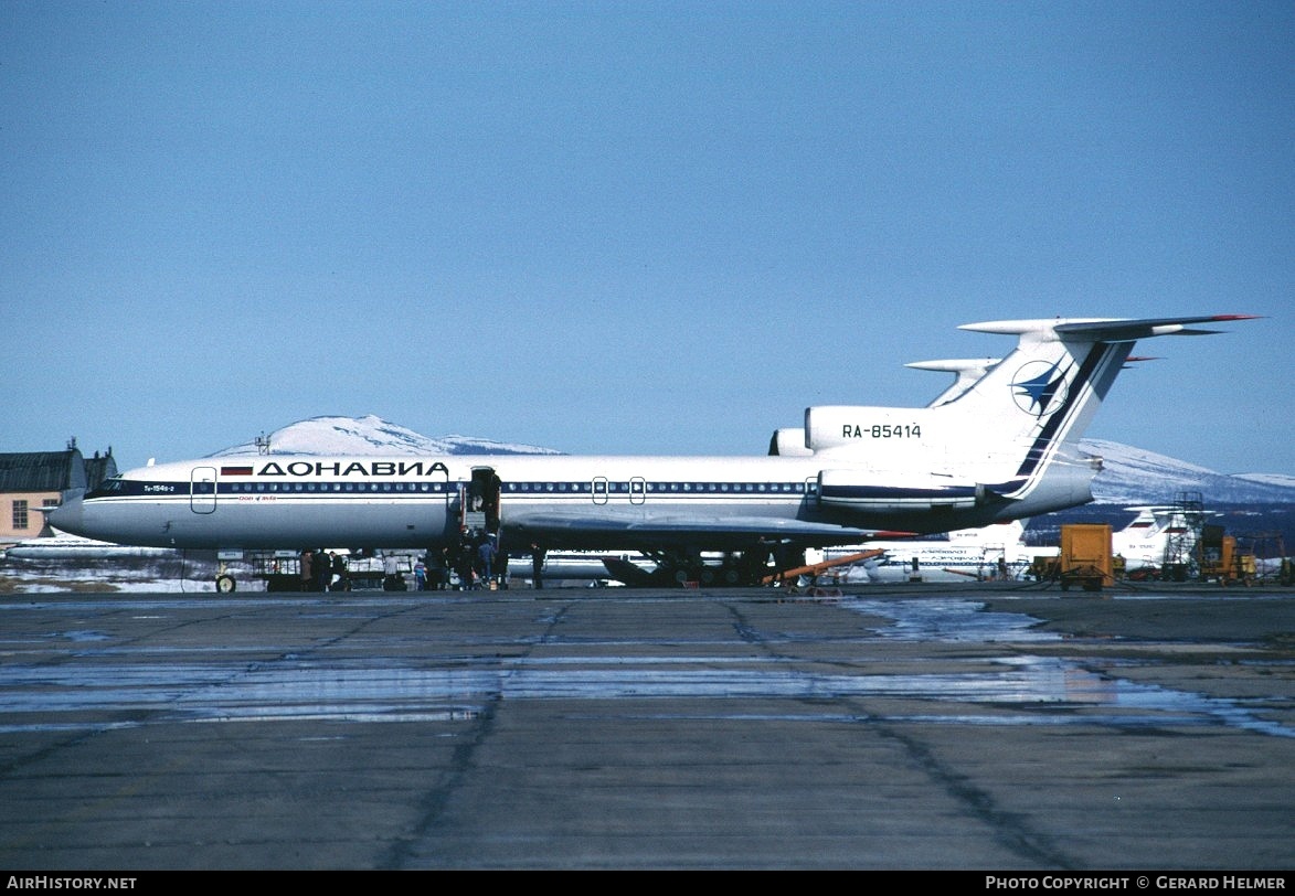 Aircraft Photo of RA-85414 | Tupolev Tu-154B-2 | Donavia | AirHistory.net #149003