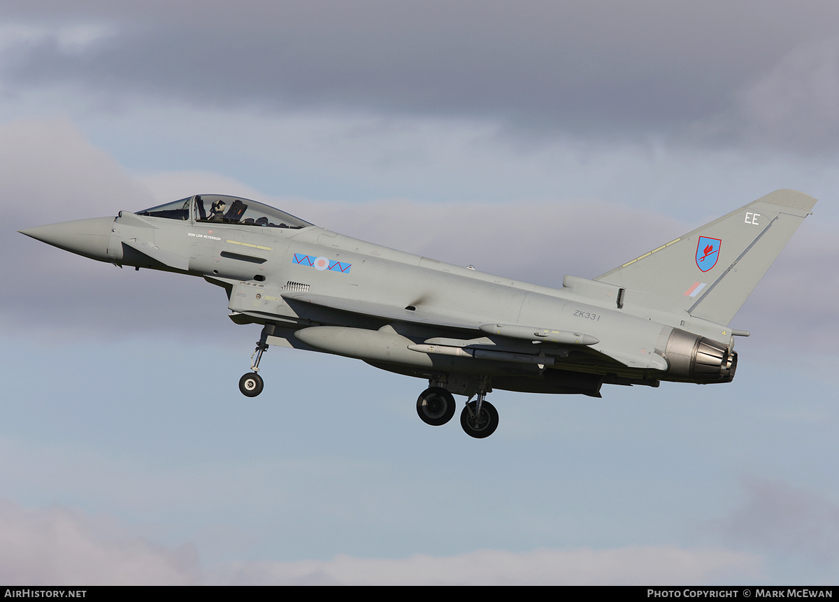 Aircraft Photo of ZK331 | Eurofighter EF-2000 Typhoon FGR4 | UK - Air Force | AirHistory.net #149009
