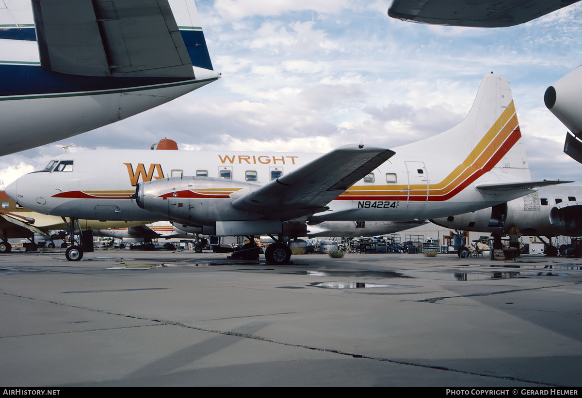 Aircraft Photo of N94224 | Convair 600 | Wright Air Lines | AirHistory.net #149015