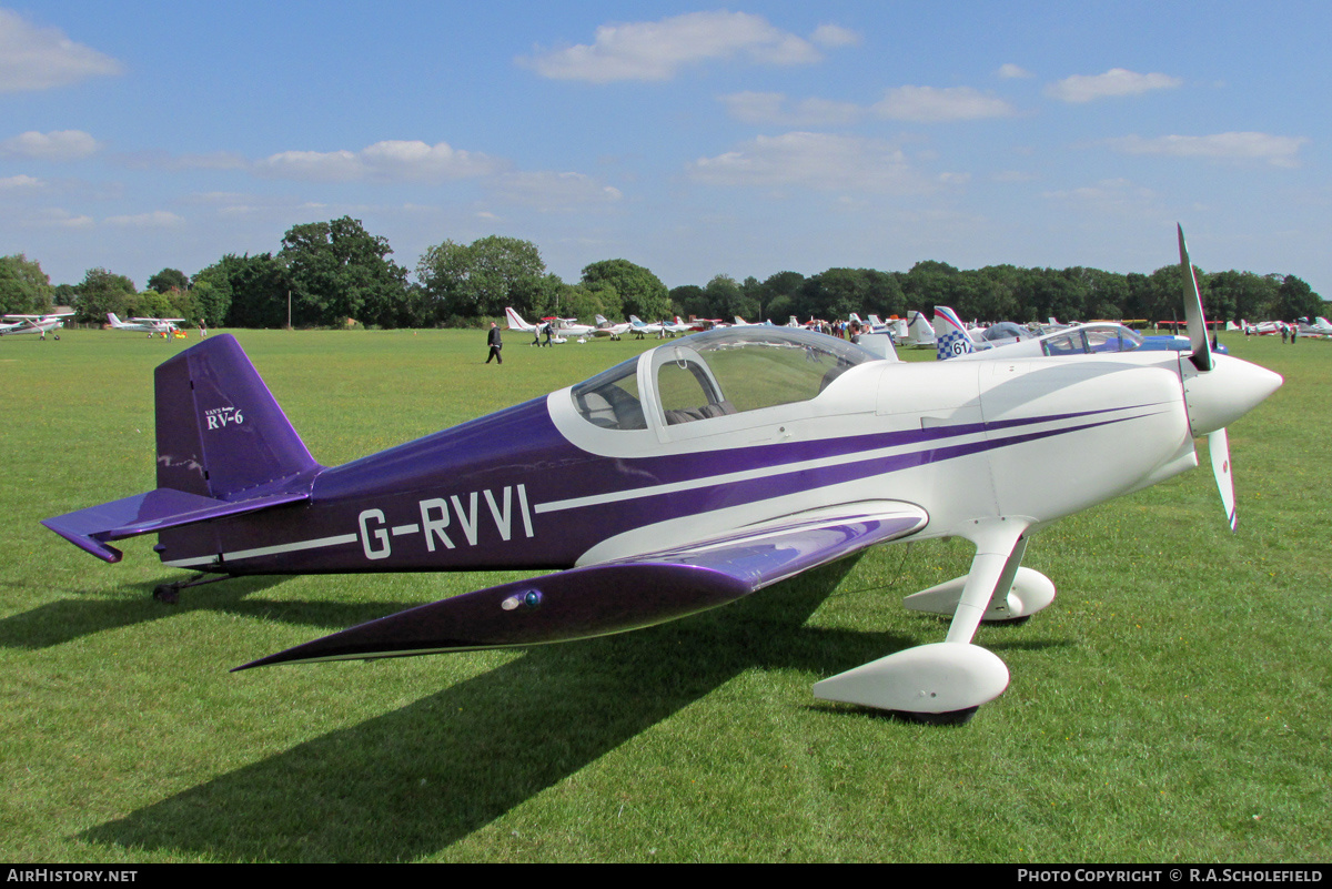 Aircraft Photo of G-RVVI | Van's RV-6 | AirHistory.net #149022