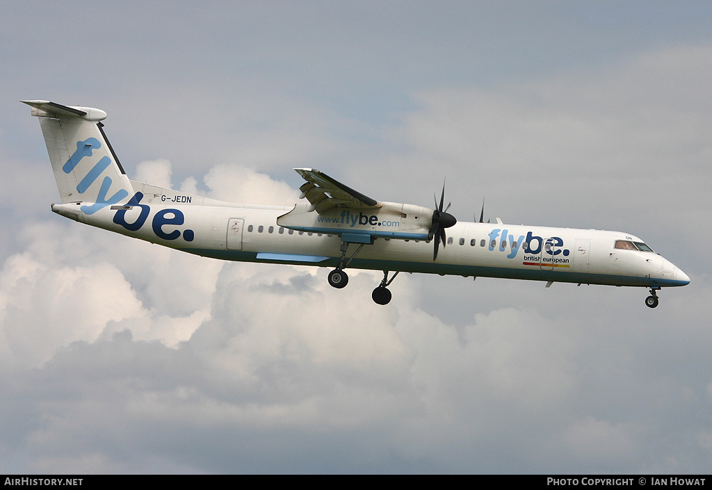 Aircraft Photo of G-JEDN | Bombardier DHC-8-402 Dash 8 | Flybe - British European | AirHistory.net #149026