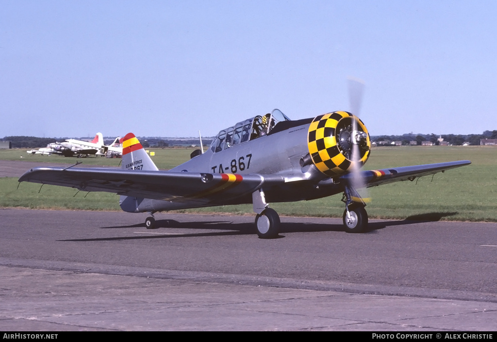 Aircraft Photo of G-ELLY | North American AT-6D Harvard III | USA - Air Force | AirHistory.net #149034