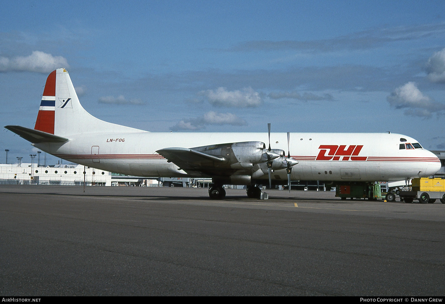 Aircraft Photo of LN-FOG | Lockheed L-188A(F) Electra | DHL Worldwide Express | AirHistory.net #149036