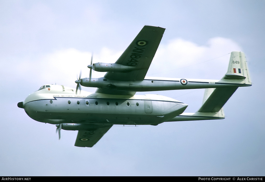 Aircraft Photo of XN849 | Armstrong Whitworth AW-660 Argosy C.1 | UK - Air Force | AirHistory.net #149049