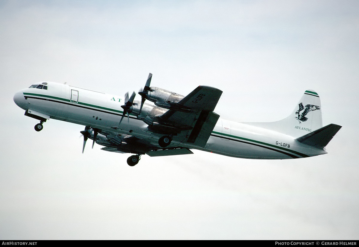 Aircraft Photo of G-LOFB | Lockheed L-188C(F) Electra | Atlantic Airlines | AirHistory.net #149093