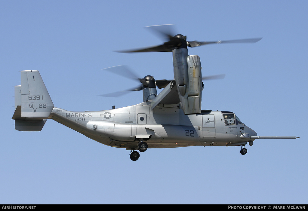 Aircraft Photo of 166391 | Bell-Boeing MV-22B Osprey | USA - Marines | AirHistory.net #149106