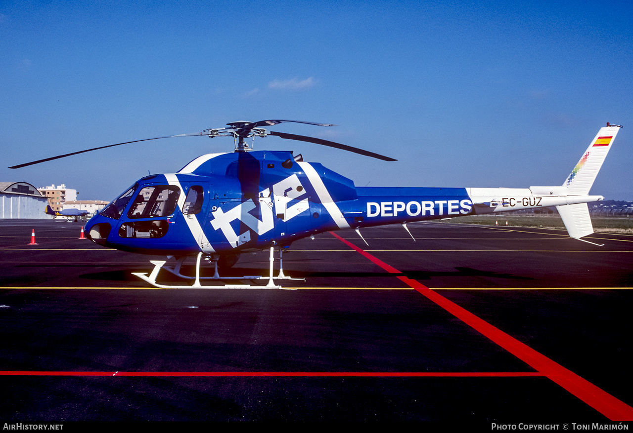 Aircraft Photo of EC-GUZ | Aerospatiale AS-355F-2 Ecureuil 2 | TAF Helicopters | AirHistory.net #149111