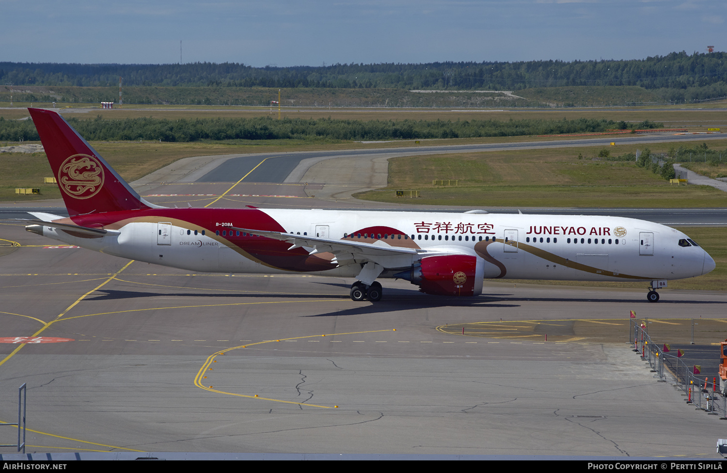 Aircraft Photo of B-208A | Boeing 787-9 Dreamliner | Juneyao Airlines | AirHistory.net #149134