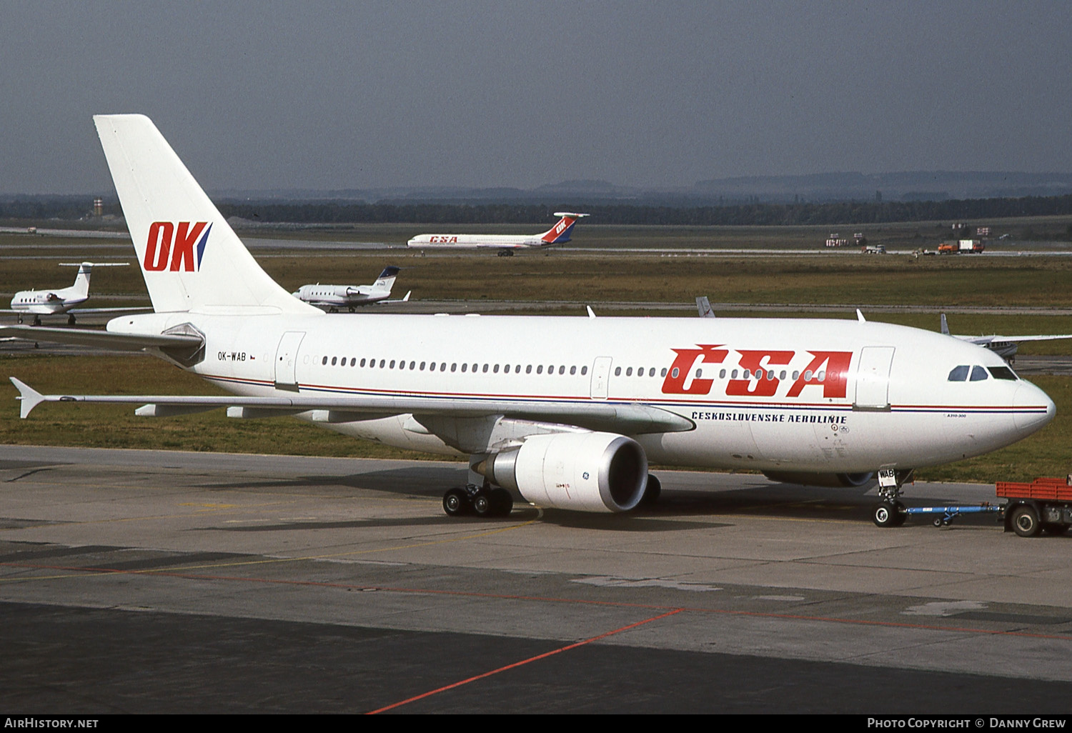 Aircraft Photo of OK-WAB | Airbus A310-304/ET | ČSA - Československé Aerolinie - Czechoslovak Airlines | AirHistory.net #149139