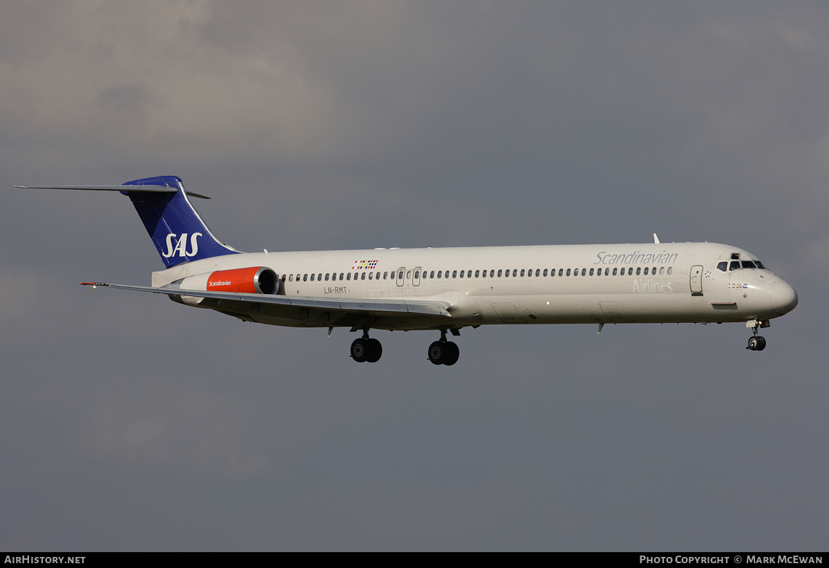 Aircraft Photo of LN-RMT | McDonnell Douglas MD-82 (DC-9-82) | Scandinavian Airlines - SAS | AirHistory.net #149140
