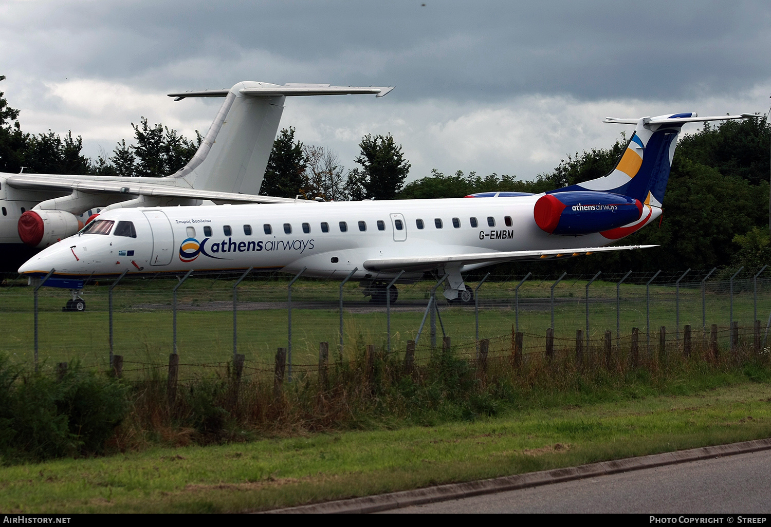 Aircraft Photo of G-EMBM | Embraer ERJ-145EU (EMB-145EU) | Athens Airways | AirHistory.net #149168