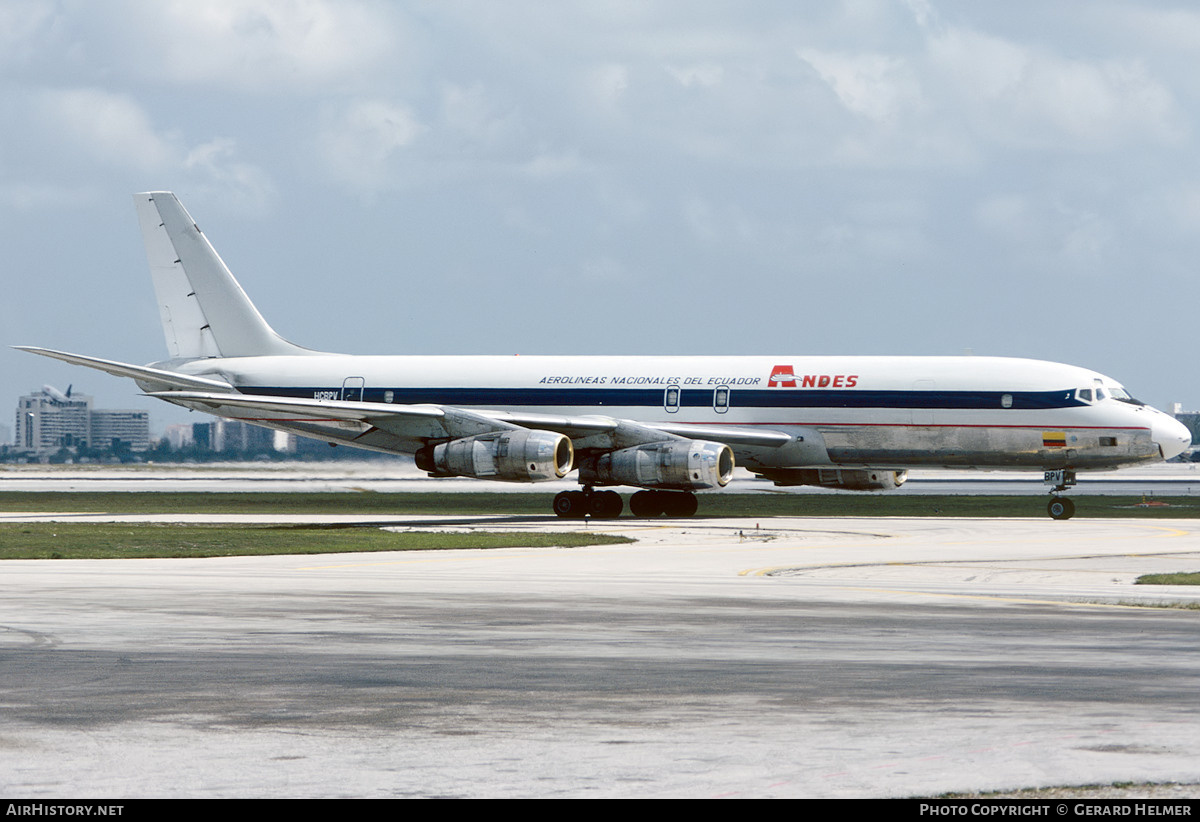 Aircraft Photo of HC-BPV | Douglas DC-8-54(F) | Andes Airlines | AirHistory.net #149181