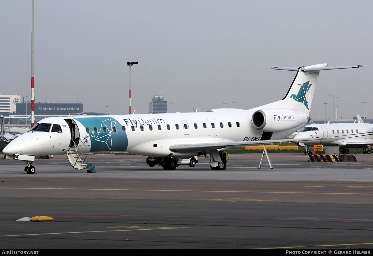 Aircraft Photo of PH-DND | Embraer ERJ-145MP (EMB-145MP) | FlyDenim | AirHistory.net #149186