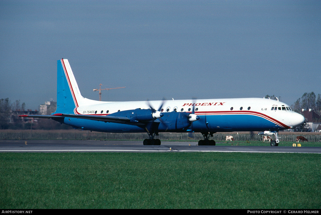 Aircraft Photo of EX-75466 | Ilyushin Il-18D | Phoenix Aviation | AirHistory.net #149198