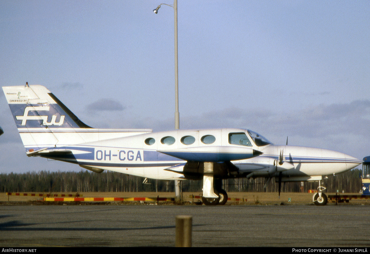 Aircraft Photo of OH-CGA | Cessna 402B | Finnwings | AirHistory.net #149206