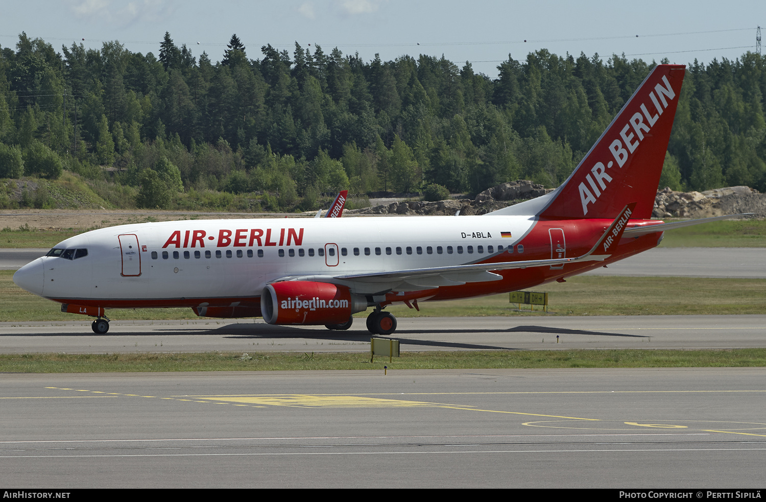 Aircraft Photo of D-ABLA | Boeing 737-76J | Air Berlin | AirHistory.net #149209