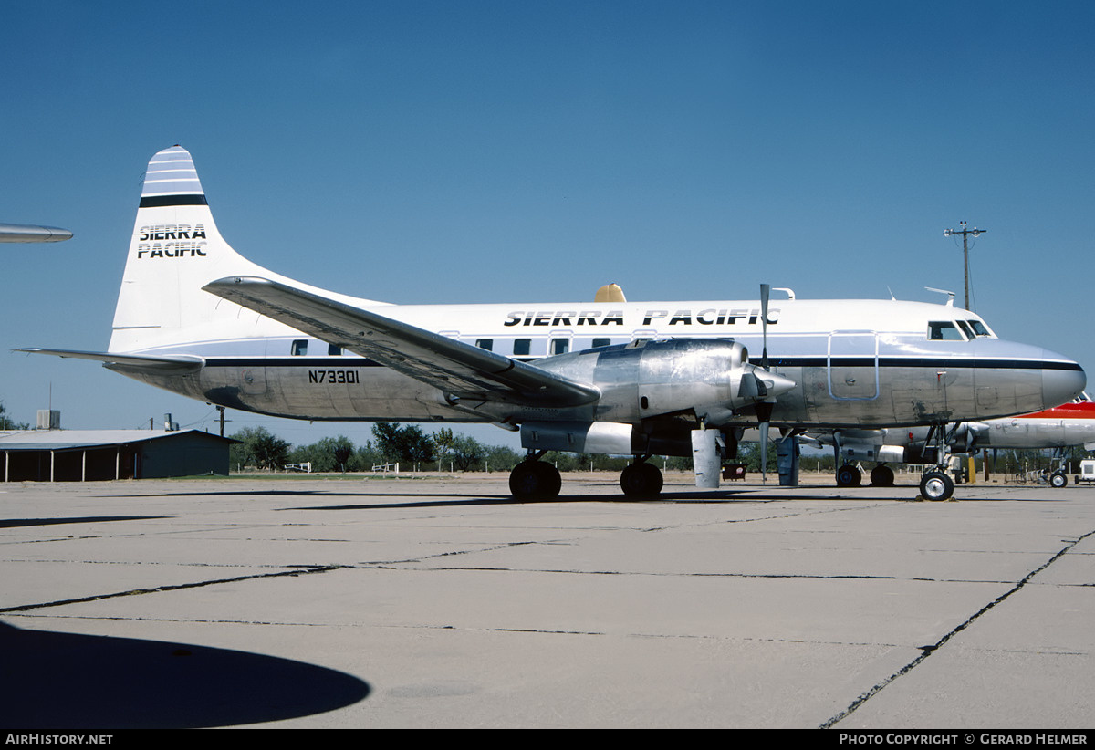Aircraft Photo of N73301 | Convair 580 | Sierra Pacific Airlines | AirHistory.net #149211