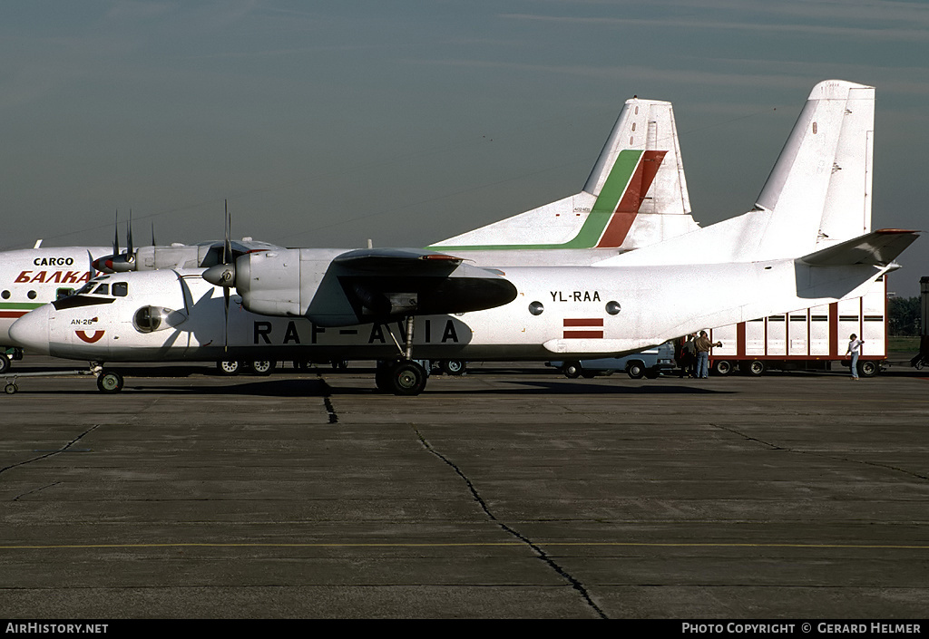 Aircraft Photo of YL-RAA | Antonov An-26 | RAF-Avia Airlines | AirHistory.net #149224