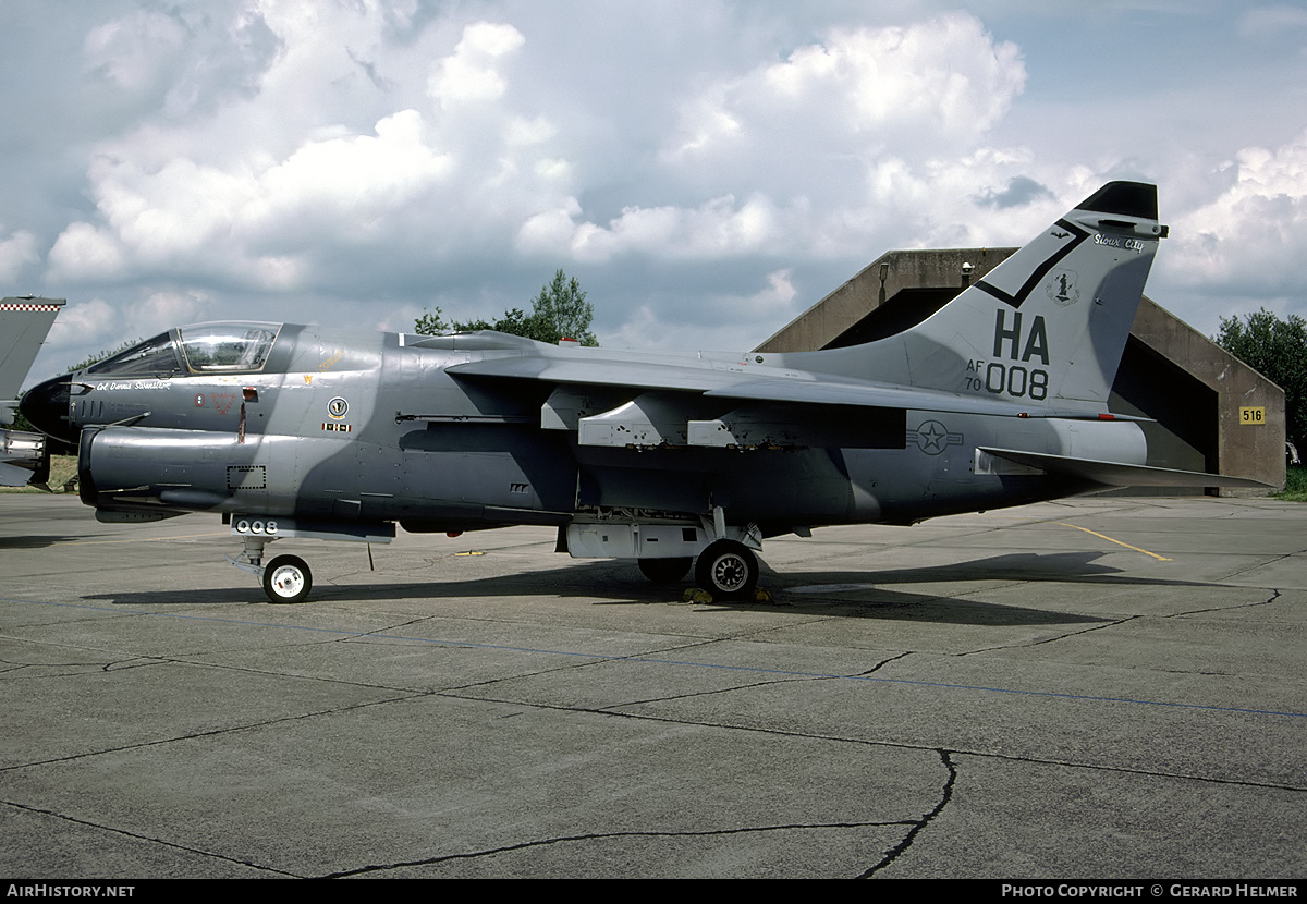 Aircraft Photo of 70-1008 / AF70-008 | LTV A-7D Corsair II | USA - Air Force | AirHistory.net #149232