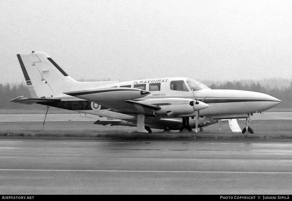 Aircraft Photo of CB-52 | Cessna 402B Businessliner | Finland - Air Force | AirHistory.net #149239