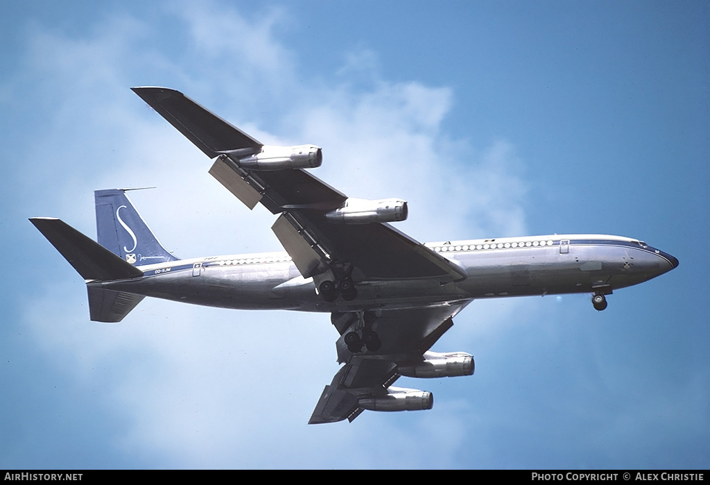 Aircraft Photo of OO-SJM | Boeing 707-329C | Sabena | AirHistory.net #149259