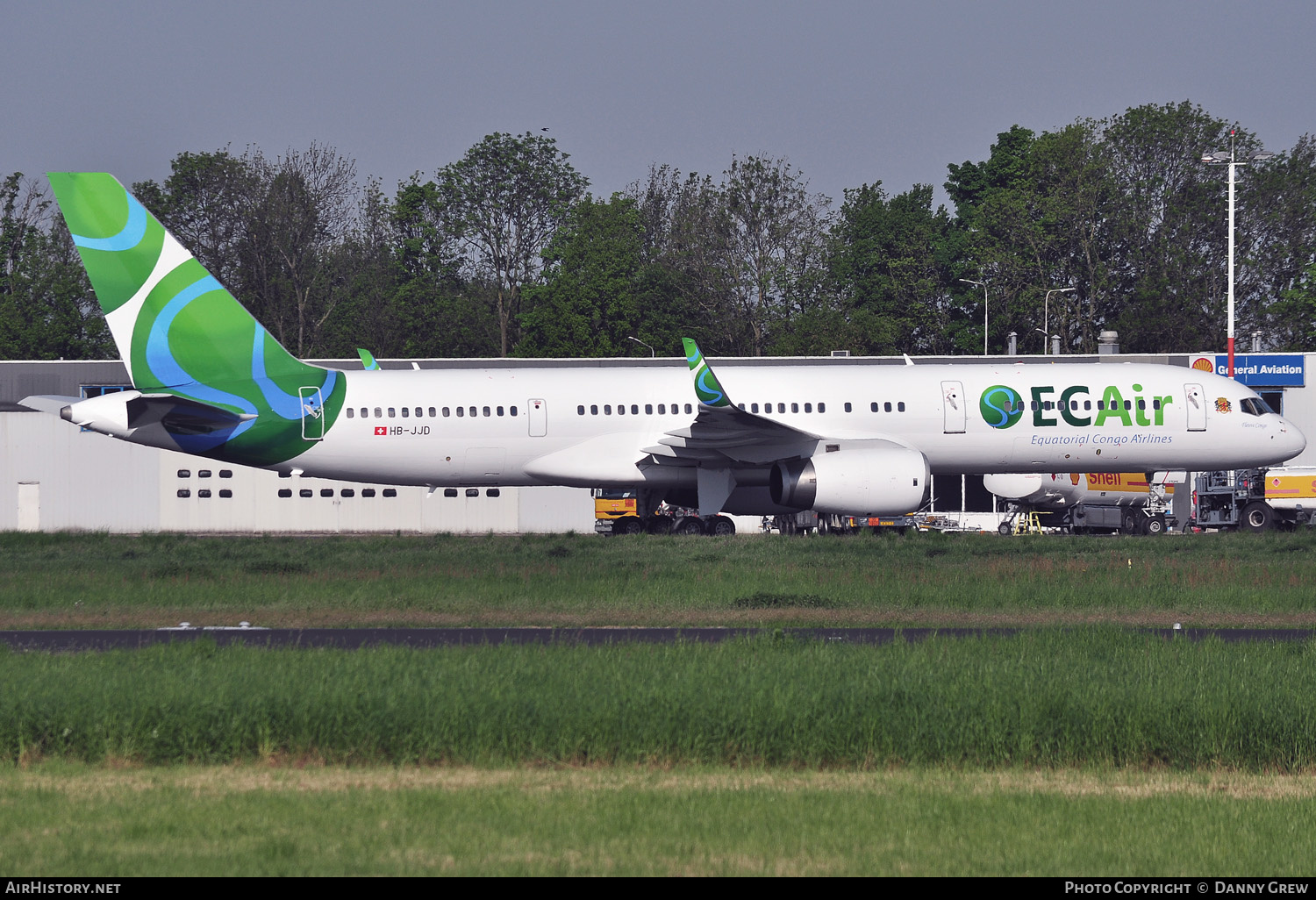 Aircraft Photo of HB-JJD | Boeing 757-236 | ECAir - Equatorial Congo Airlines | AirHistory.net #149301