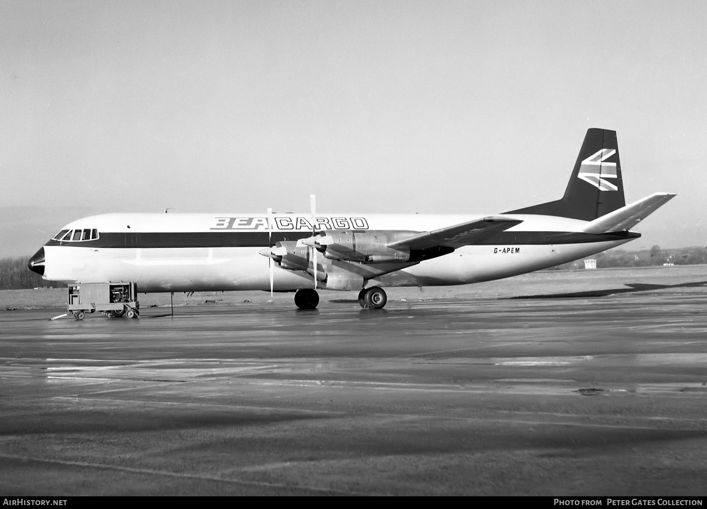 Aircraft Photo of G-APEM | Vickers 953C Merchantman | BEA Cargo - British European Airways | AirHistory.net #149318