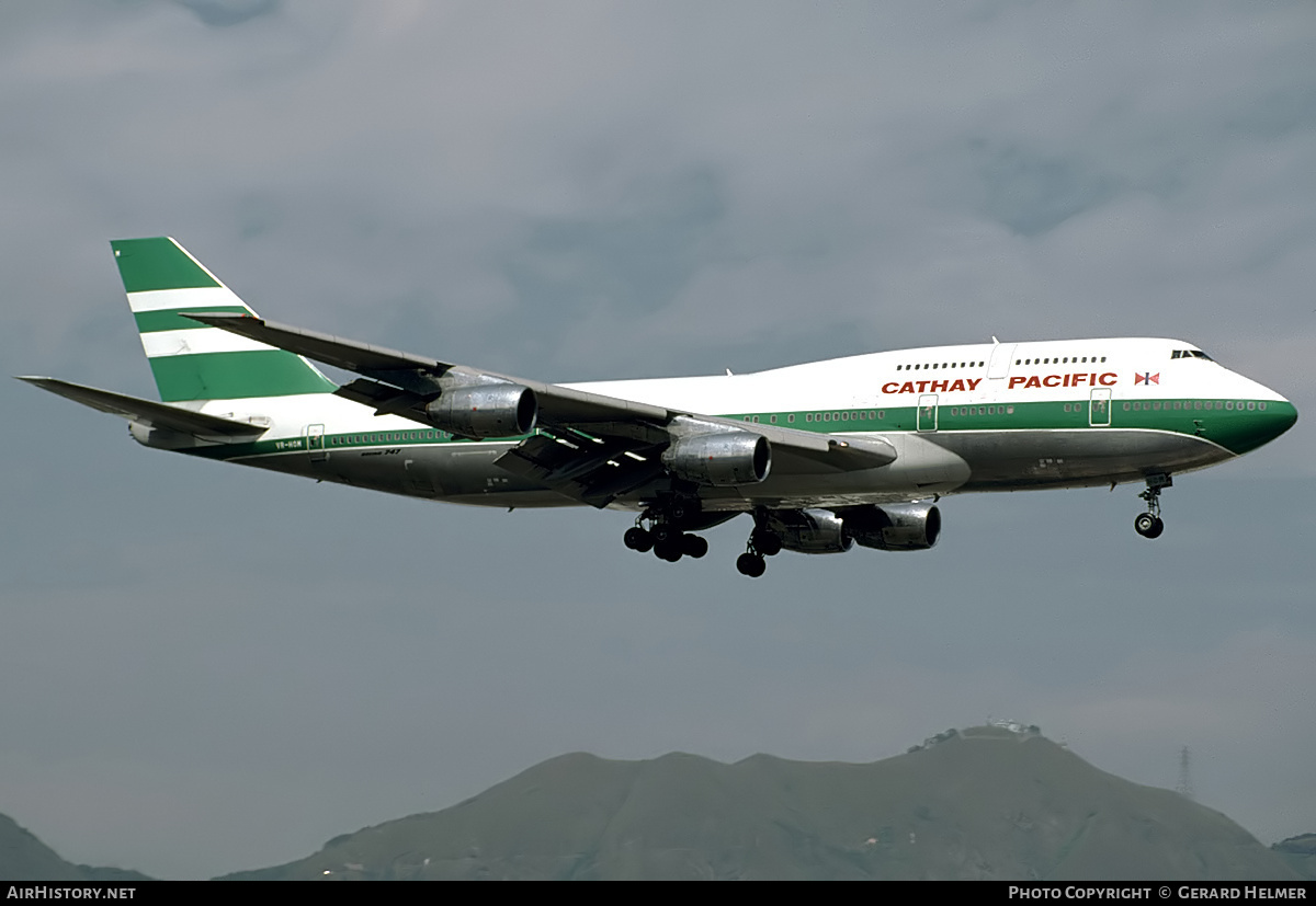 Aircraft Photo of VR-HOM | Boeing 747-367 | Cathay Pacific Airways | AirHistory.net #149327