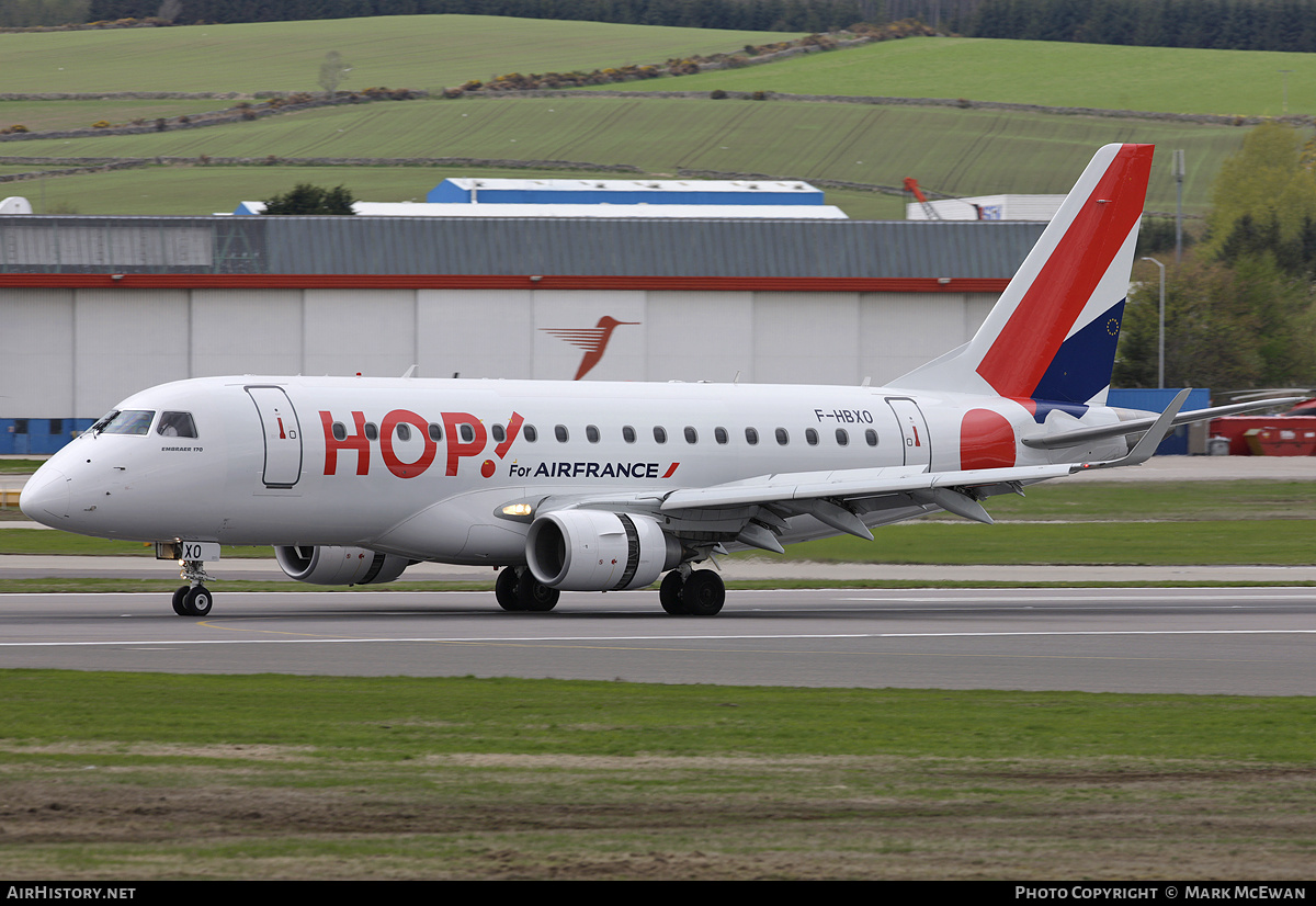 Aircraft Photo of F-HBXO | Embraer 170LR (ERJ-170-100LR) | Hop! | AirHistory.net #149351