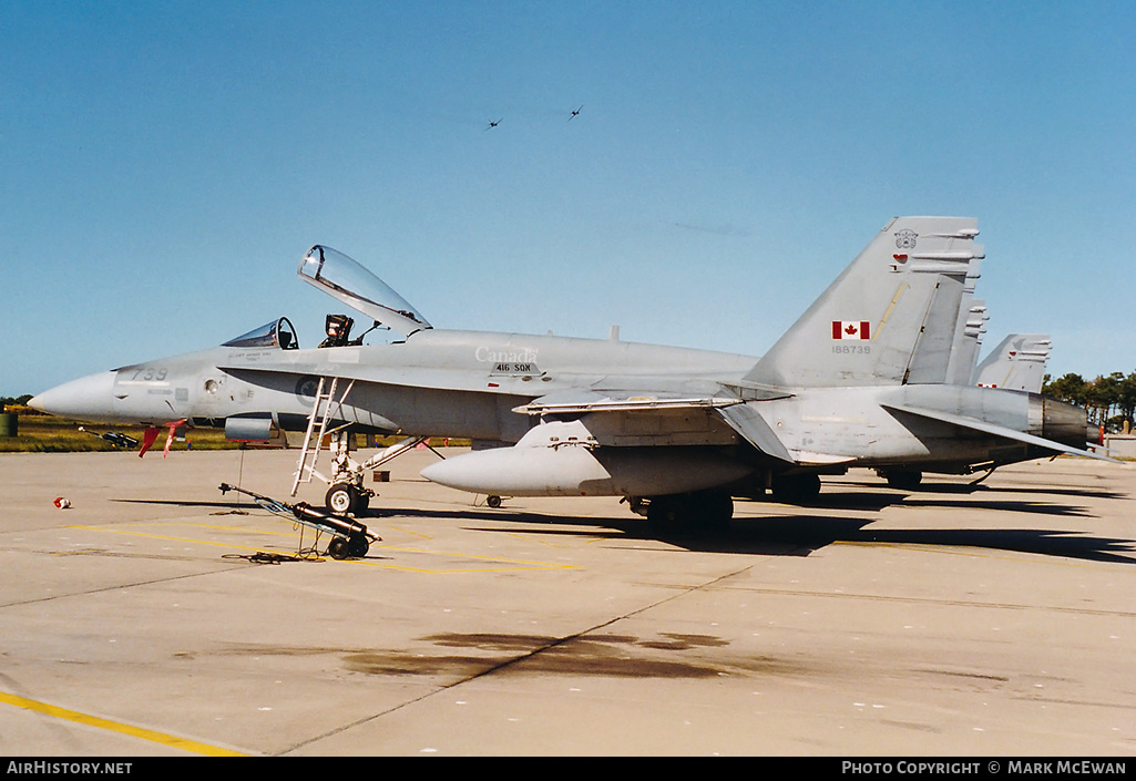 Aircraft Photo of 188739 | McDonnell Douglas CF-188 Hornet | Canada - Air Force | AirHistory.net #149370