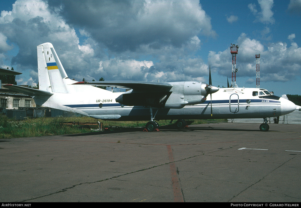 Aircraft Photo of UR-26194 | Antonov An-26 | AirHistory.net #149374