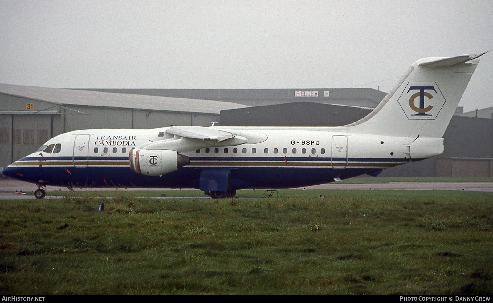 Aircraft Photo of G-BSRU | British Aerospace BAe-146-200A | Transair Cambodia | AirHistory.net #149394
