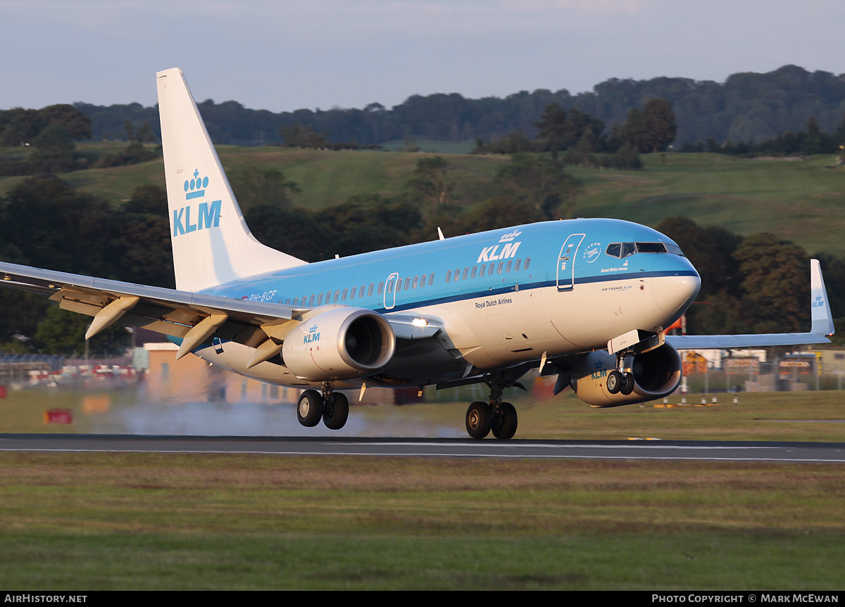 Aircraft Photo of PH-BGF | Boeing 737-7K2 | KLM - Royal Dutch Airlines | AirHistory.net #149407