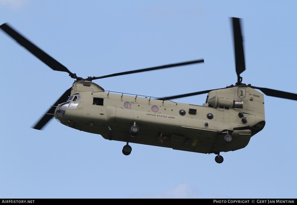 Aircraft Photo of 14-8168 / 14-08168 | Boeing CH-47F Chinook (414) | USA - Army | AirHistory.net #149410