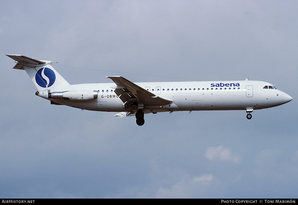 Aircraft Photo of G-OBWC | BAC 111-520FN One-Eleven | Sabena | AirHistory.net #149424