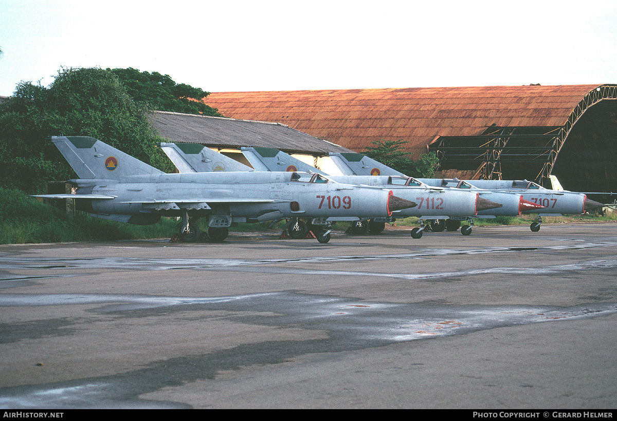 Aircraft Photo of 7109 | Mikoyan-Gurevich MiG-21bis | Cambodia - Air Force | AirHistory.net #149447