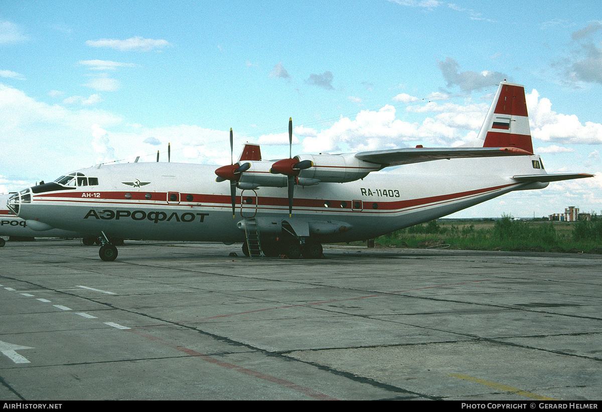 Aircraft Photo of RA-11403 | Antonov An-12BP | Aeroflot | AirHistory.net #149452